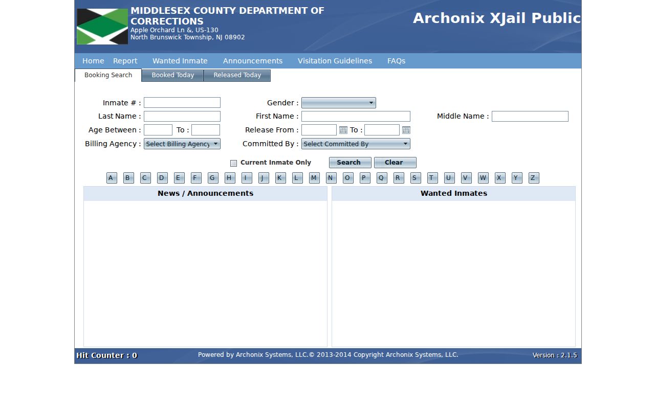 Woodbridge Township residents directory Middlesex custody lookup